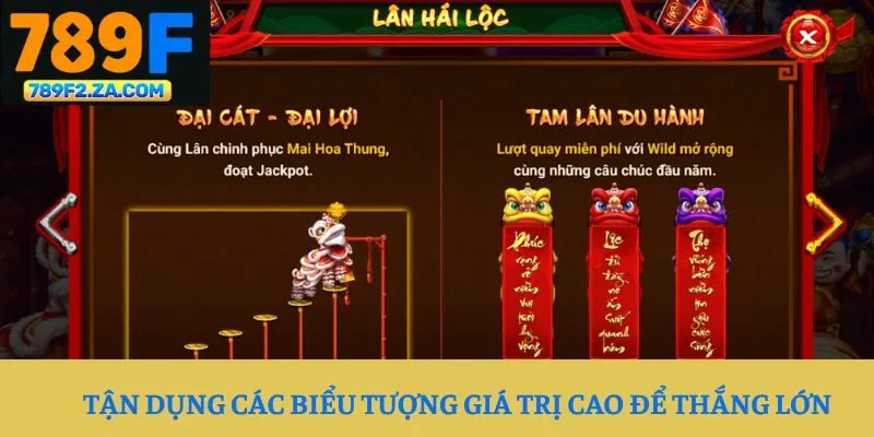 Tận dụng các biểu tượng giá trị cao để thắng lớn